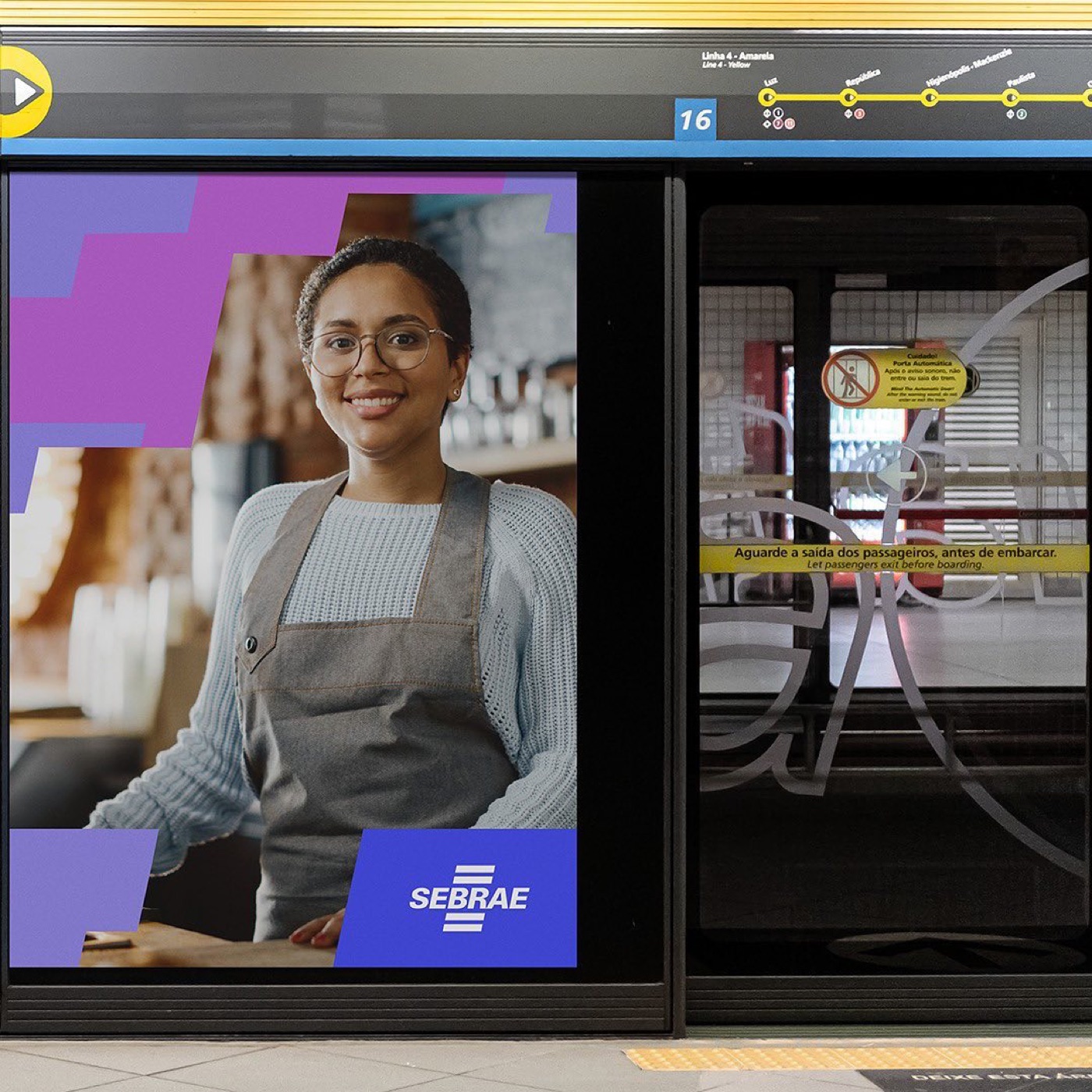 Sebrae — Platform door